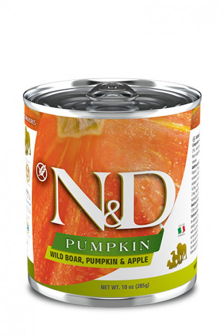 Farmina N&D Pumpkin Jabalí, Calabaza y Manzana para Perros Adultos Caja de 6x285g