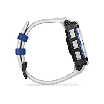 Garmin Instinct 3 Solar Smartwatch GPS 45mm Negro/Blanco con Banda de Silicona Intercambiable 22mm Blanco, MIP, Resistencia al Agua 10 ATM, Duración Batería 28 Días con Solar