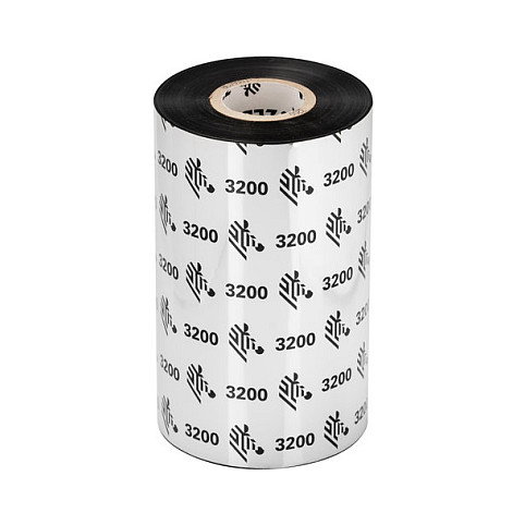 Zebra 3200 Wax/Resin Cinta Térmica Negro 60 mm x 300 m Zebra 3200 Wax/Resin Cinta Térmica Negro 60 mm x 300 m