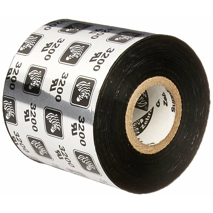 Zebra 3200 Wax/Resin Cinta para Impresora 60 mm x 300 m Negro