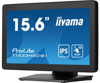 iiyama ProLite T1633MSC-B1 Monitor Táctil 15.6 pulgadas Full HD IPS Negro iiyama ProLite T1633MSC-B1 Monitor Táctil 15.6 pulgadas Full HD IPS Negro
