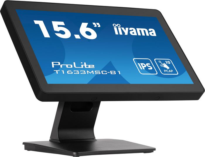 iiyama ProLite T1633MSC-B1 Monitor Táctil 15.6 pulgadas Full HD IPS Negro iiyama ProLite T1633MSC-B1 Monitor Táctil 15.6 pulgadas Full HD IPS Negro