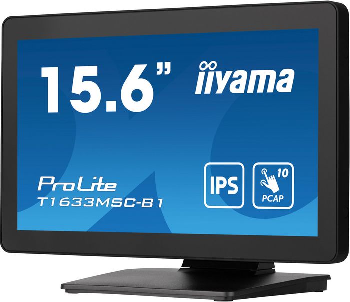 iiyama ProLite T1633MSC-B1 Monitor Táctil 15.6 pulgadas Full HD IPS Negro iiyama ProLite T1633MSC-B1 Monitor Táctil 15.6 pulgadas Full HD IPS Negro