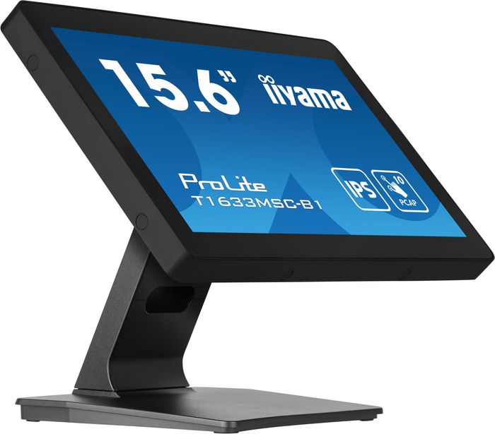 iiyama ProLite T1633MSC-B1 Monitor Táctil 15.6 pulgadas Full HD IPS Negro iiyama ProLite T1633MSC-B1 Monitor Táctil 15.6 pulgadas Full HD IPS Negro
