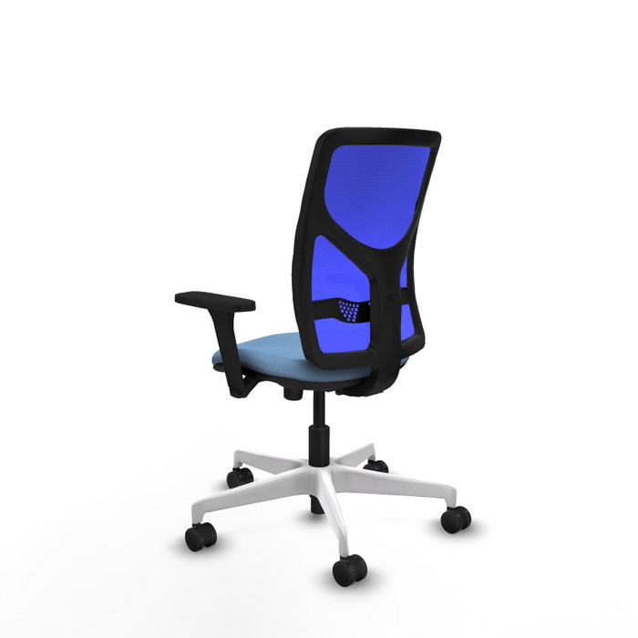 PIQUERAS Y CRESPO Silla de oficina Motilla Azul cielo y Azul PIQUERAS Y CRESPO Silla de oficina Motilla Azul cielo y Azul