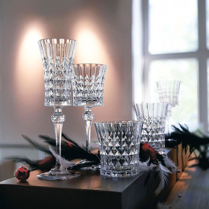 Vaso Bajo Cristalin Lady Diamond Cristal d'Arques 27 cL