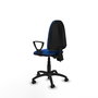 PIQUERAS Y CRESPO Silla de oficina Aýna Azul con Brazos Fijos