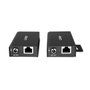 LINDY 43408 Extensor de señales AV Transmisor y Receptor Negro