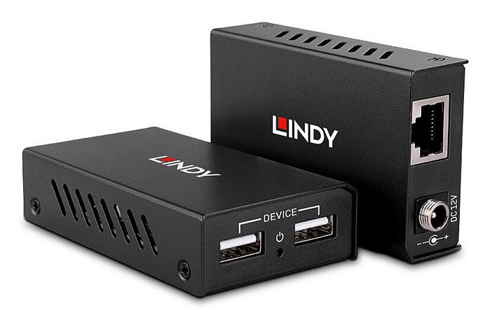 LINDY 43408 Extensor de señales AV Transmisor y Receptor Negro LINDY 43408 Extensor de señales AV Transmisor y Receptor Negro