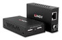 LINDY 43408 Extensor de señales AV Transmisor y Receptor Negro