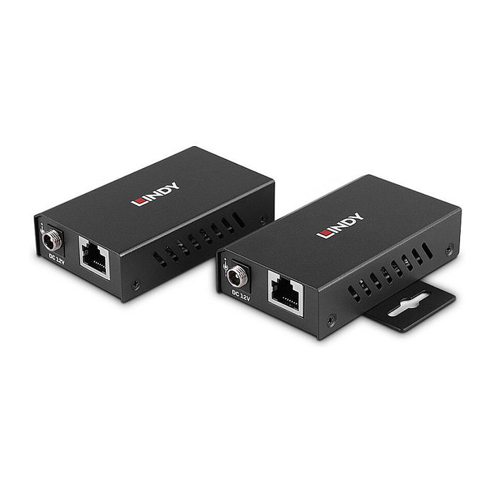 LINDY 43408 Extensor USB 2.0 y Audio/Video, Alámbrico, 100 metros, 3 Puertos, Negro