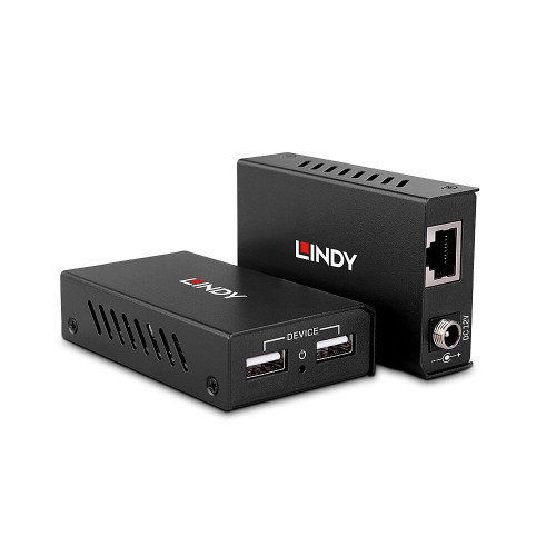 LINDY 43408 Extensor de señales AV Transmisor y Receptor Negro LINDY 43408 Extensor de señales AV Transmisor y Receptor Negro