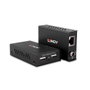 LINDY 43408 Extensor de señales AV Transmisor y Receptor Negro