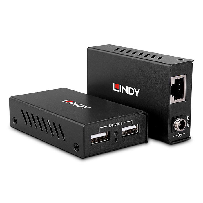 LINDY 43408 Extensor de señales AV Transmisor y Receptor Negro LINDY 43408 Extensor de señales AV Transmisor y Receptor Negro