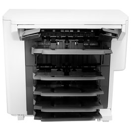 HP Grapadora y Buzón de Correo con Apilador, Bandeja Multiusos de 800 Hojas para Serie de Impresoras LaserJet M607/608, Negro y Blanco