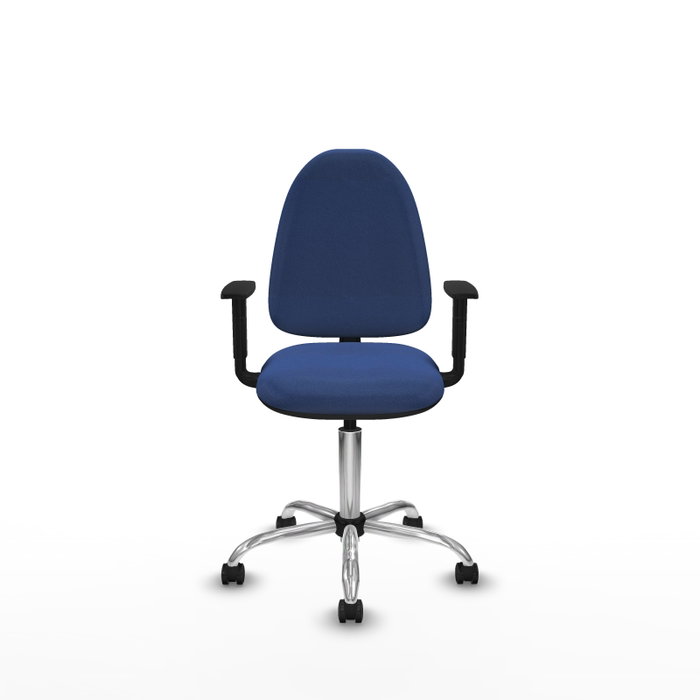 PIQUERAS Y CRESPO Silla de oficina Aýna Azul marino con brazos 1D PIQUERAS Y CRESPO Silla de oficina Aýna Azul marino con brazos 1D