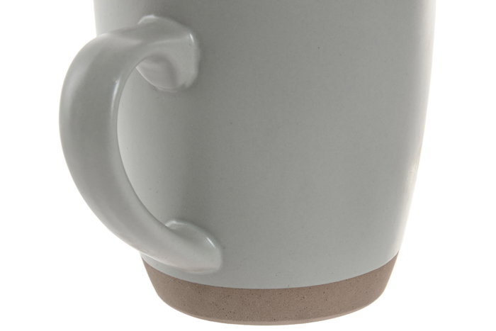 DKD Home Decor Taza Básicos Azul Celeste Gres 9 x 10.5 x 12 cm (6 Unidades) 360ml Apto Microondas y Lavavajillas