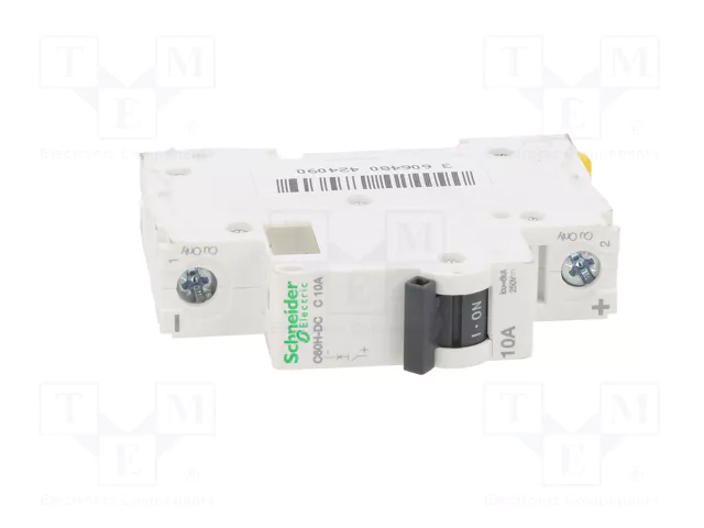 SCHNEIDER ELECTRIC Interruptor magnetotérmico ACTI9 C60H-DC 10A 1 Polo SCHNEIDER ELECTRIC Interruptor magnetotérmico ACTI9 C60H-DC 10A 1 Polo