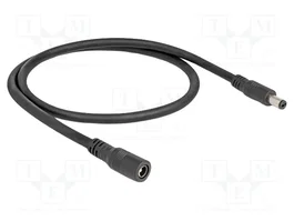 DeLOCK 83290 Cable de extensión DC 5,5 x 2,1 mm, 0,5 m