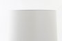 DKD Home Decor Lámpara de Sobremesa Metal Blanco 38x38x65 cm
