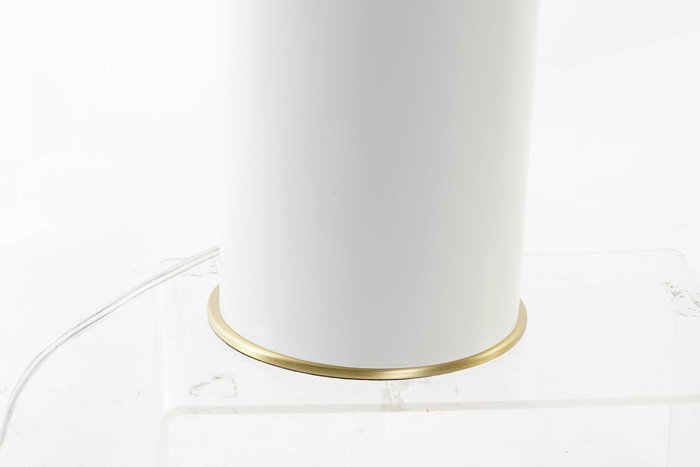 DKD Home Decor Lámpara de Sobremesa Metal Blanco 38x38x65 cm DKD Home Decor Lámpara de Sobremesa Metal Blanco 38x38x65 cm