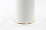 DKD Home Decor Lámpara de Sobremesa Metal Blanco 38x38x65 cm