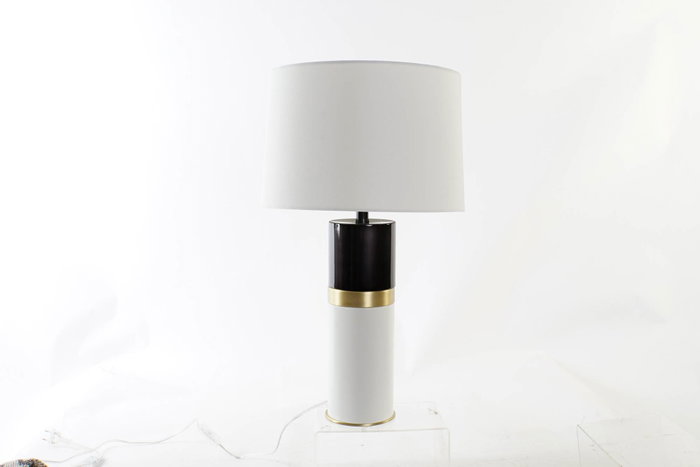 DKD Home Decor Lámpara de Sobremesa Metal Blanco 38x38x65 cm DKD Home Decor Lámpara de Sobremesa Metal Blanco 38x38x65 cm