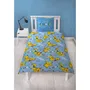 Pokemon POK3760167658144 Juego de Cama Microfibra 140 x 200 cm + 1 Funda de Almohada 63 x 63 cm