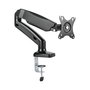 ICY BOX IB-MS303-T Soporte Monitor Brazo de Mesa VESA 100x100, Ajustable para Pantallas de hasta 32" (81 cm) con Capacidad de 6.5 kg, Color Negro