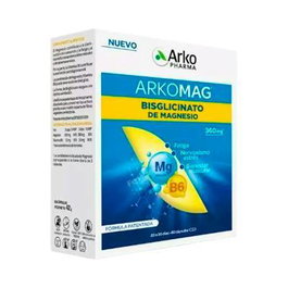 ARKOPHARMA ARKOMAG Bisglicinato de Magnesio 60 Cápsulas