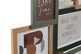 DKD Home Decor Marco Multifoto Moderno Multicolor 1.6 x 49 x 56 cm (2 Unidades)