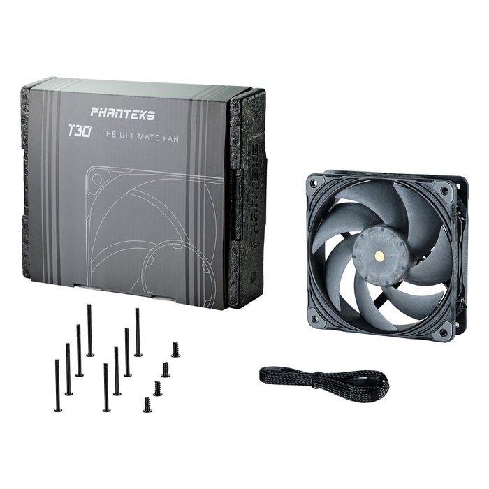 Phanteks T30 PWM Ventilador de 120 mm - Negro