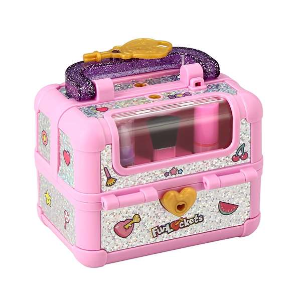 Diset Funlockets Caja de Belleza Secreta con 15 Secretos y 3 Llaves - Juguete Belleza para Niñas 16x10.3x13.2 cm