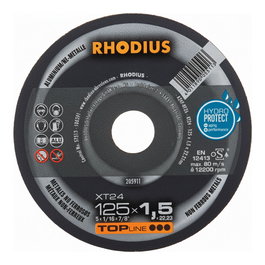 Rhodius Schleifwerkzeuge RHOD 205911 XT Trennscheiben XT 24 125x1,5x22,23