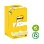Post-It Pack de 12 Blocs de Notas Adhesivas Z-Notes 76x76mm Amarillo