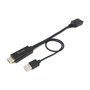 Equip Adaptador HDMI Macho a DisplayPort Macho 4K/60Hz 0.15m