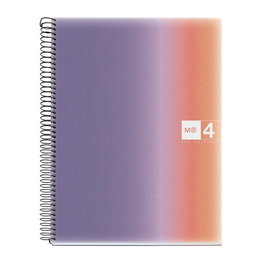 Bloc Miquelrius Aurora Notebook 4 Micro.Tapa Pp A4 120H 70G Horizontal Provence (Set de 5)