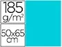 Iris Cartulina 50x65 cm 185 gr Azul Caribe -25U-
