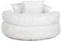 DKD Home Decor Sillón de Poliéster Blanco