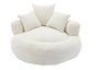 DKD Home Decor Sillón de Poliéster Blanco