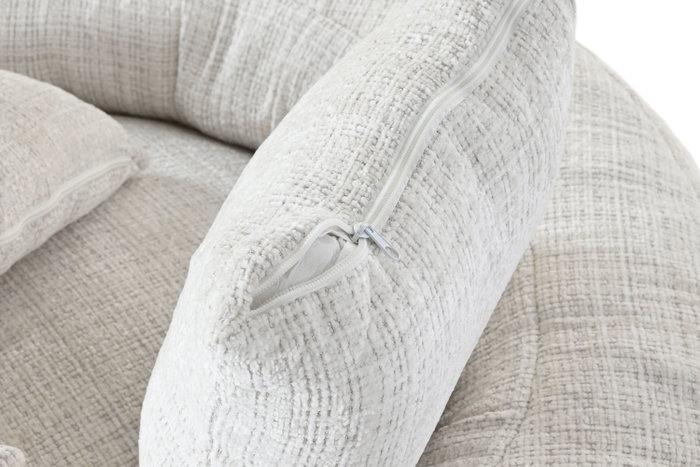 DKD Home Decor Sillón de Poliéster Blanco