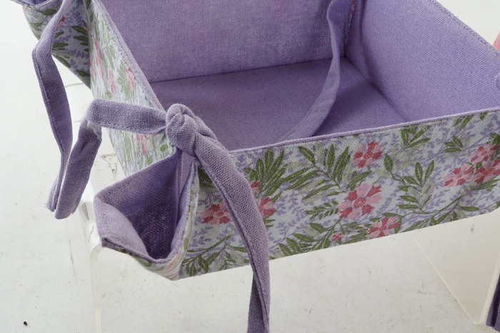 DKD Home Decor Cesta de Algodón Flores Surtida DKD Home Decor Cesta de Algodón Flores Surtida