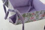 DKD Home Decor Cesta de Algodón Flores Surtida