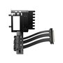 Fractal Design Kit de Soporte Vertical para Tarjeta Gráfica Flex 2 PCIe 4.0 (FD-A-FLX2-001) - Incluye Cable Riser de 19,5 cm, Compatible con North, Define 7, Meshify 2, Color Negro