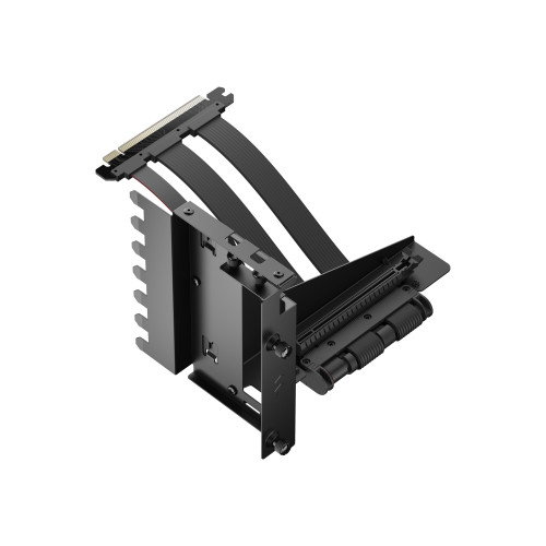 Fractal Design Kit de Soporte Vertical para Tarjeta Gráfica Flex 2 PCIe 4.0 (FD-A-FLX2-001) - Incluye Cable Riser de 19,5 cm, Compatible con North, Define 7, Meshify 2, Color Negro