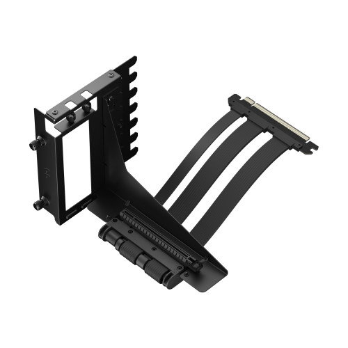 Fractal Design Kit de Soporte Vertical para Tarjeta Gráfica Flex 2 PCIe 4.0 (FD-A-FLX2-001) - Incluye Cable Riser de 19,5 cm, Compatible con North, Define 7, Meshify 2, Color Negro