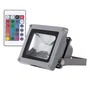 Proyector LED RGB 10W 800Lm IP65 para Exteriores, 40000h de Vida Útil, con Mando a Distancia