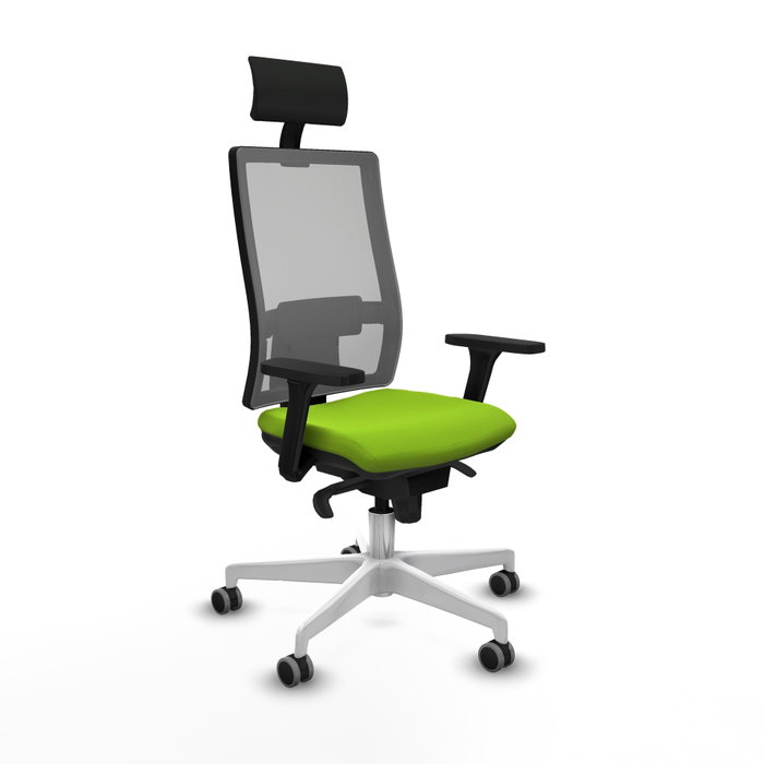 PIQUERAS Y CRESPO Silla de oficina Horna con mecanismo Sincro, Pistacho y Gris PIQUERAS Y CRESPO Silla de oficina Horna con mecanismo Sincro, Pistacho y Gris