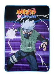 Kakashi Manta Polar 100X150 Cm Naruto
