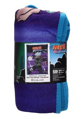 Kakashi Manta Polar 100X150 Cm Naruto